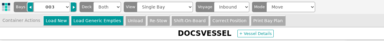Move mode after the correction: only the Vessel Details button is next to the vessel name, the Invalid Positions button is gone
